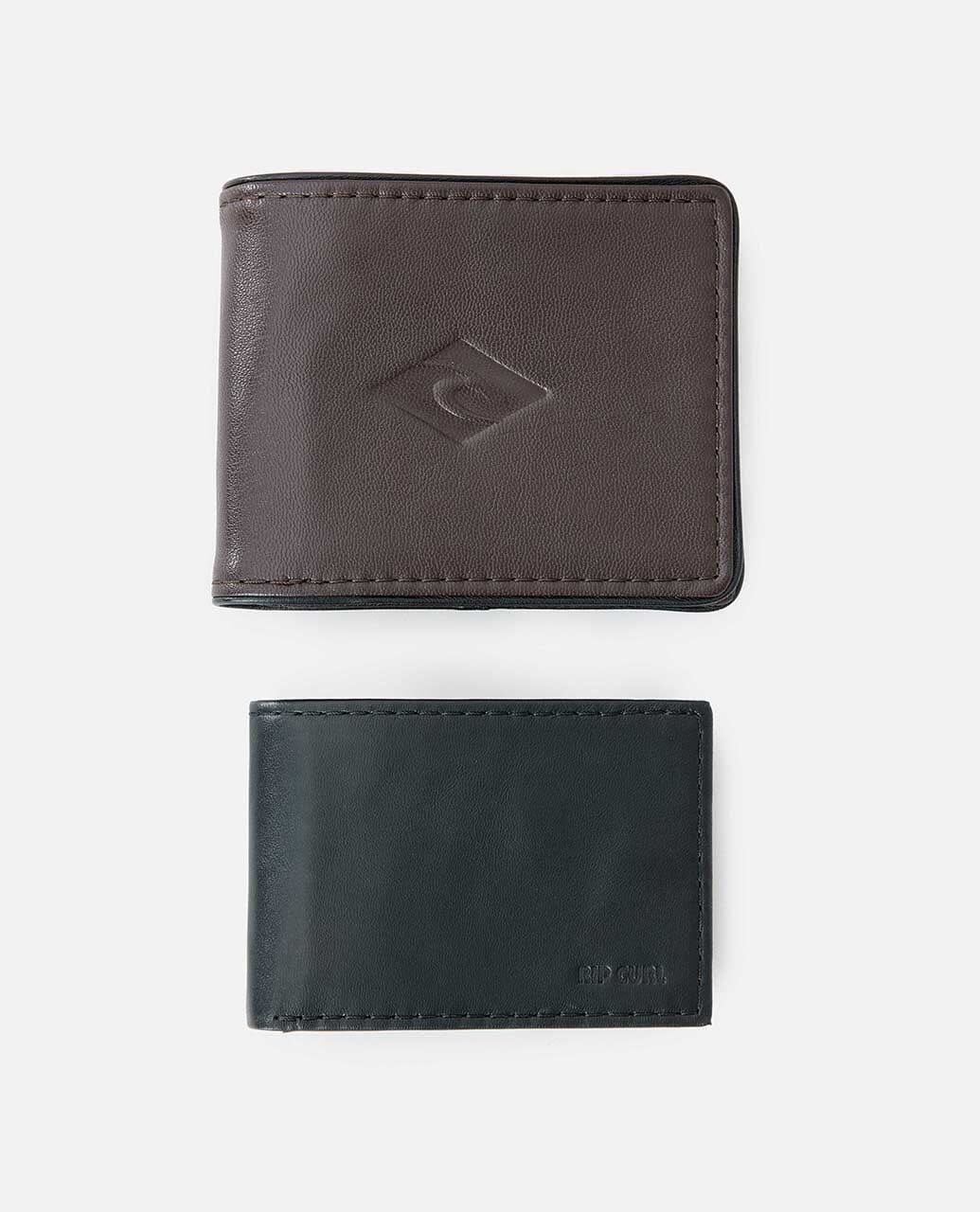 Layered RFID 2 In 1 Wallet - Brown Wallets Rip Curl