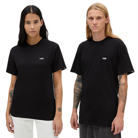 Left Chest Logo Tee - Black Men's T-Shirts & Vests Vans S 