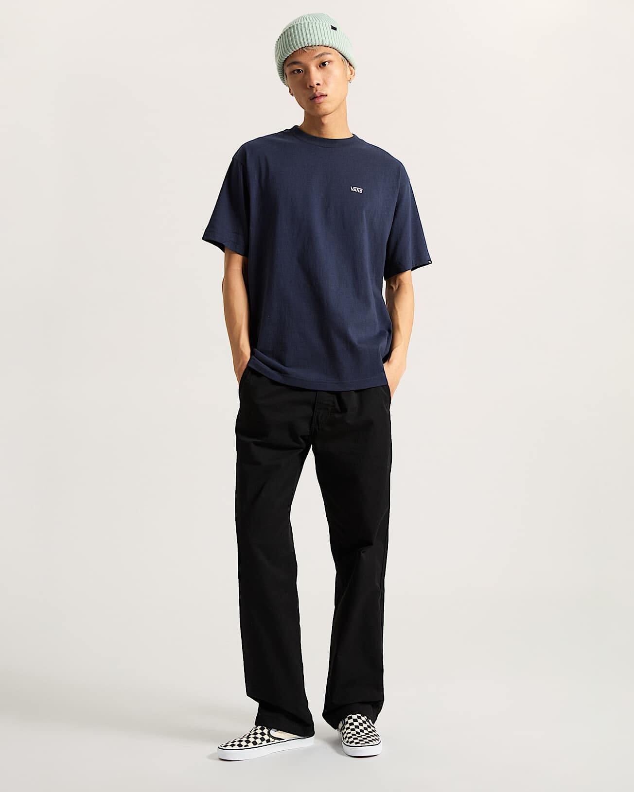 Left Chest Tee - Deep Indigo Men's T-Shirts & Vests Vans