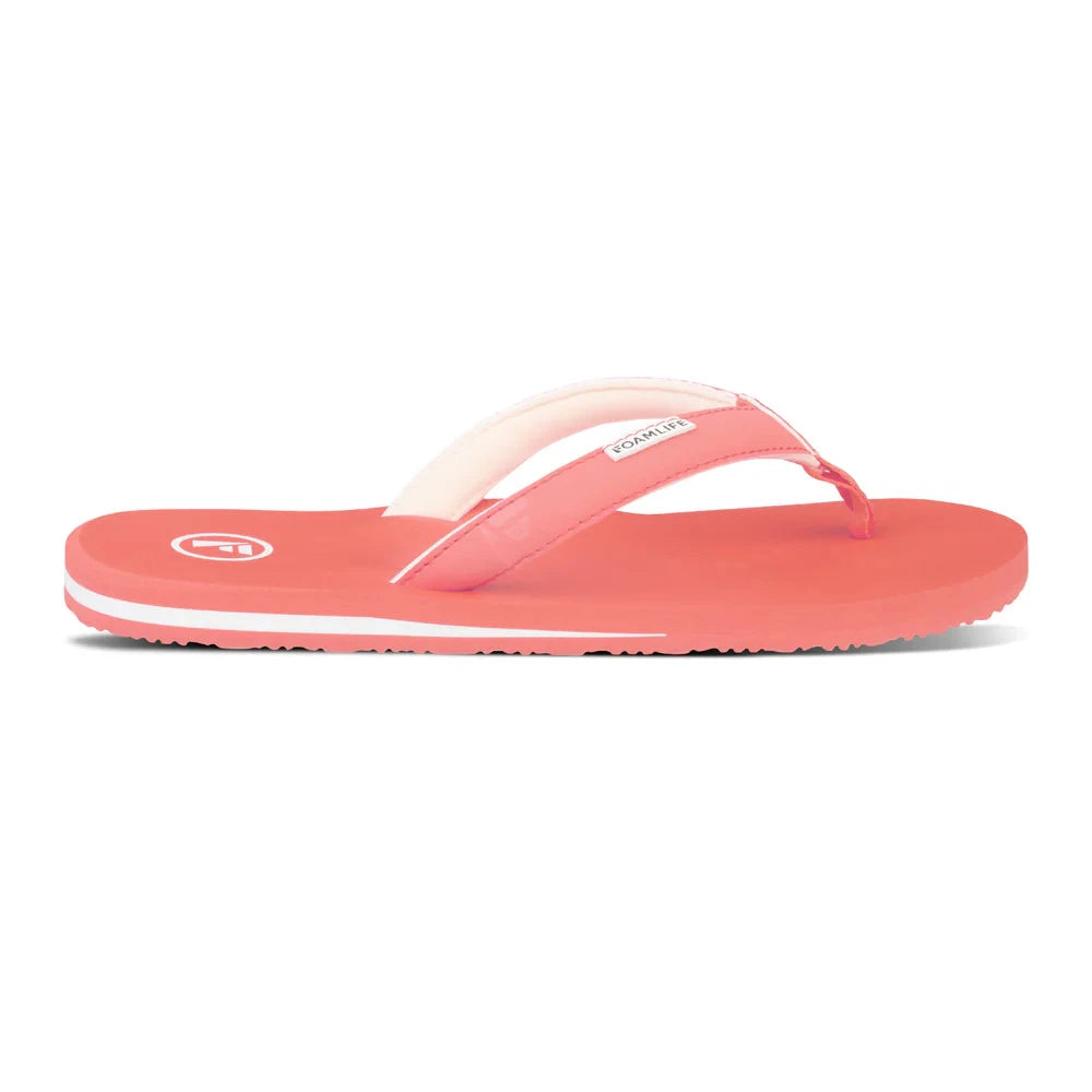 Lixi Flip Flops - Coral Orange Women's Flipflops,Shoes & Boots Foamlife