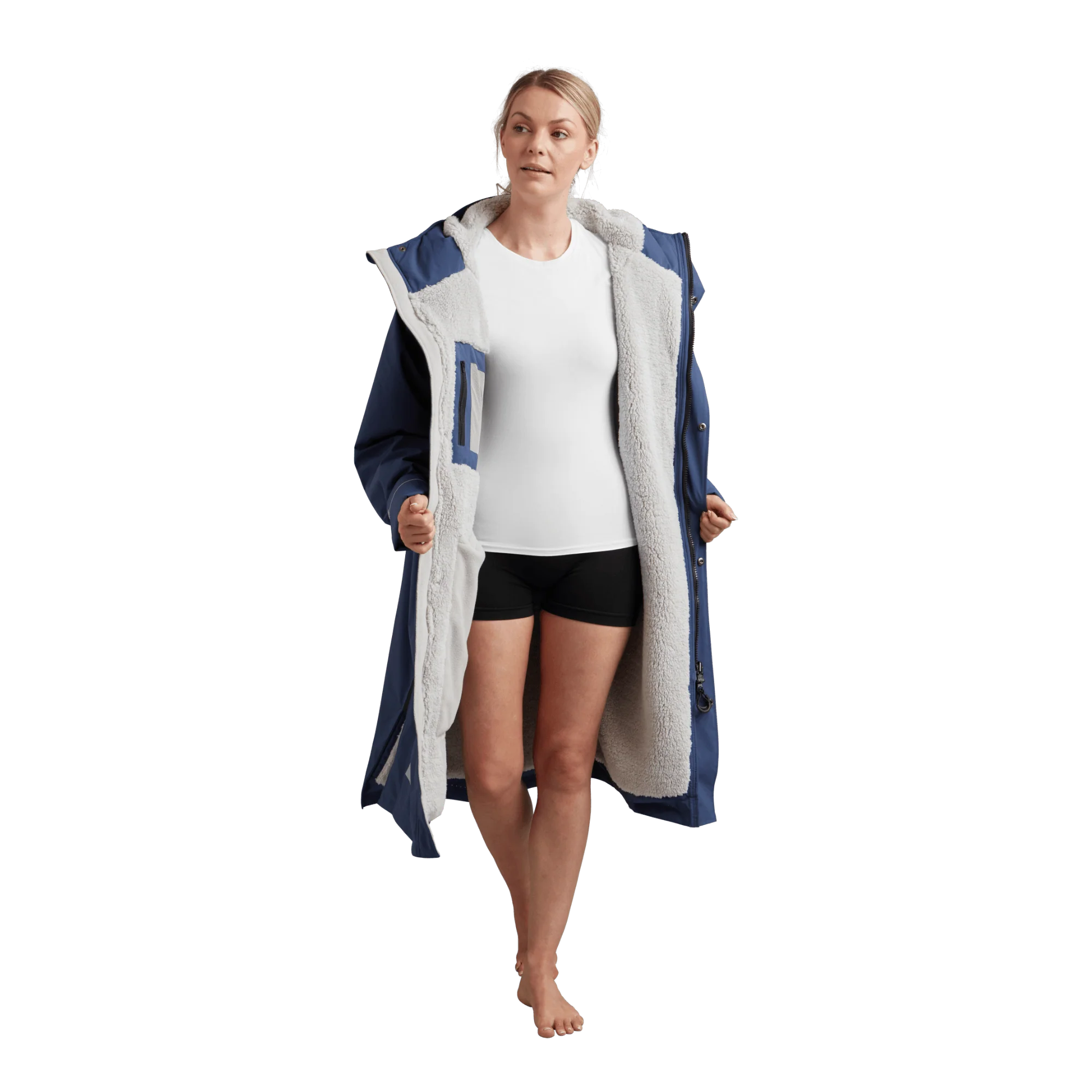 LONG SLEEVE WATERPROOF DRY CHANGING ROBE ALTER EVO - ADMIRAL BLUE Changing Robes Red