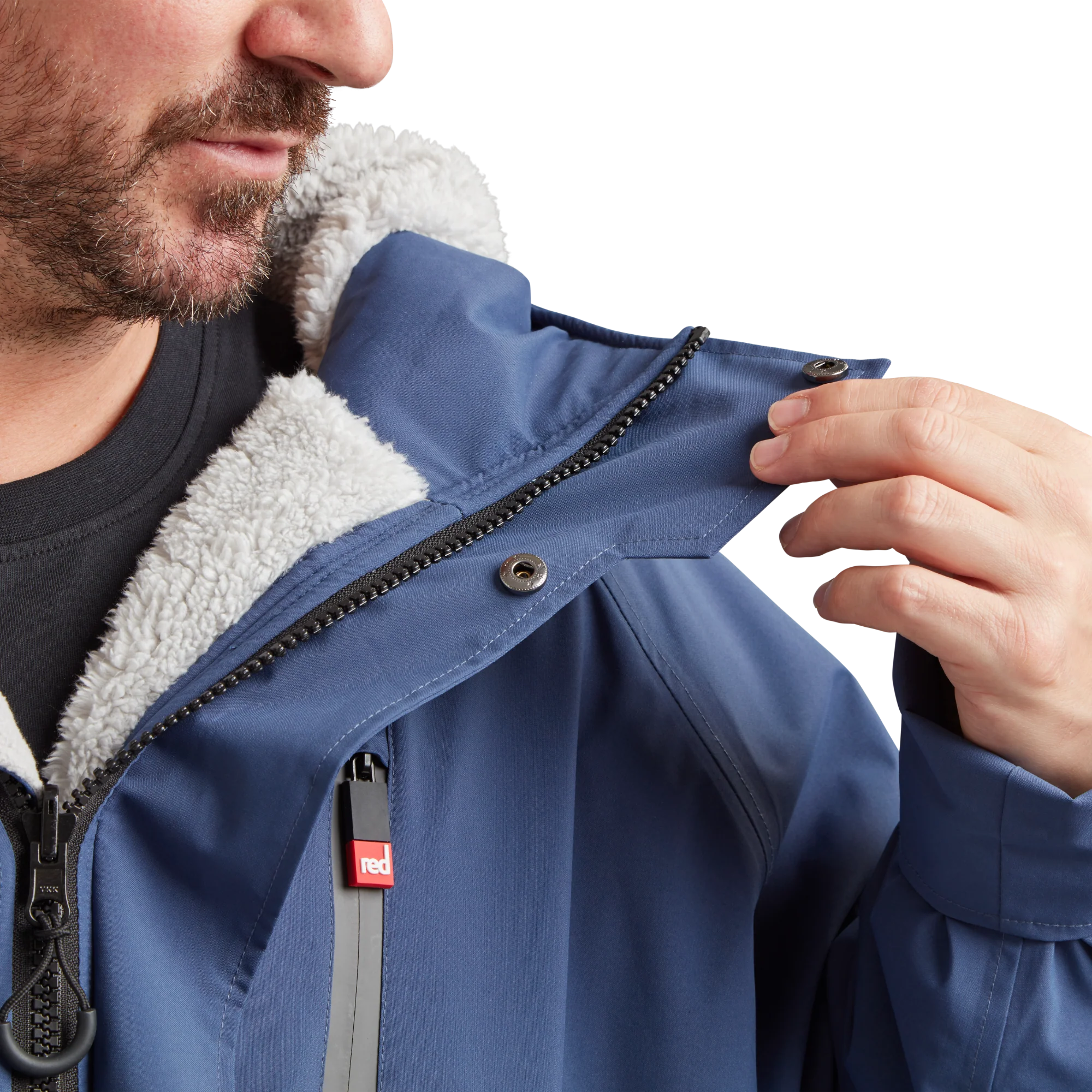 LONG SLEEVE WATERPROOF DRY CHANGING ROBE ALTER EVO - ADMIRAL BLUE Changing Robes Red