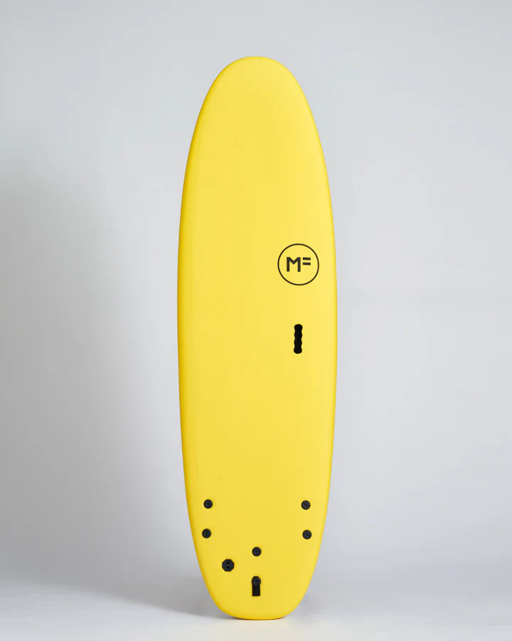 Surf Hire - Softboard - 7'6 MF Beastie Supersoft - Sunshine/Red