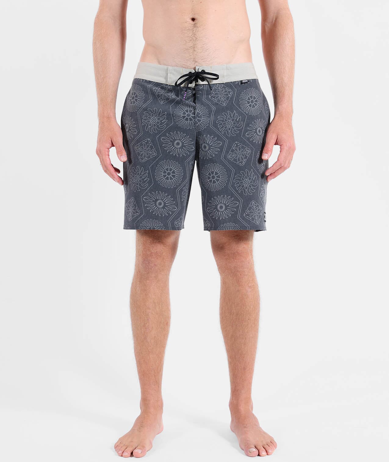Motel Boardshorts - Black Men's Shorts & Boardshorts Oxbow 30"
