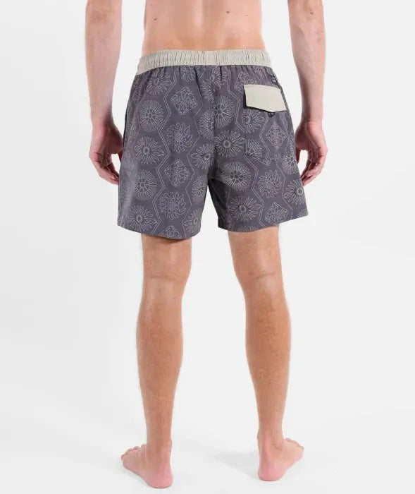 Motel Swim Short - Black Men's Shorts & Boardshorts Oxbow