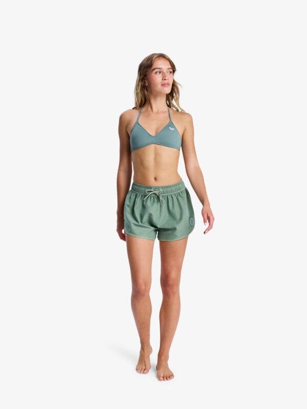 No Bad Waves Boardshort - Oil Green Women's Shorts & Boardshorts Roxy