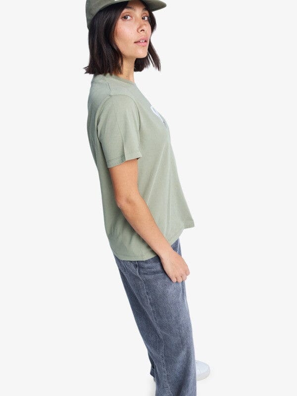 Ocean Road Art - Oil Green Women's T-Shirts and Vest Tops Roxy
