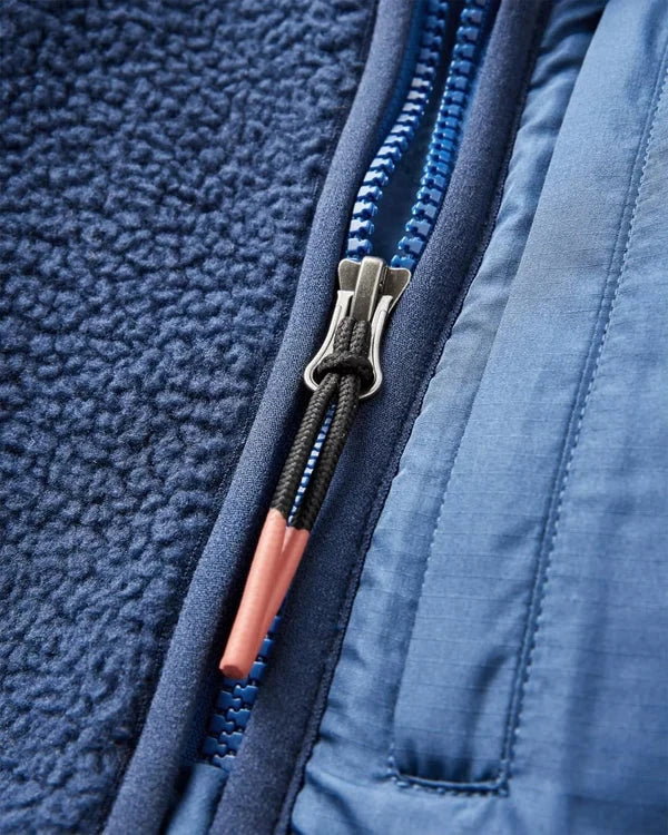 Offgrid 1/2 Zip Recycled Sherpa Fleece - Rich Navy Men's Hoodies & Sweatshirts Passenger
