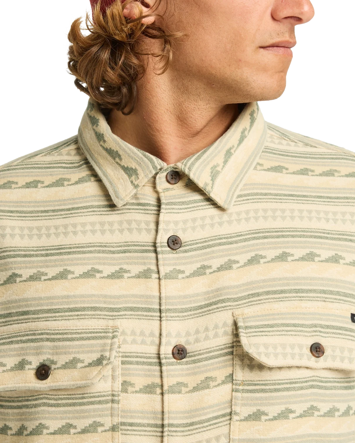 Offshore Jacquard Flannel Shirt (XXL) - Hunter Men's Shirts & Polos Billabong