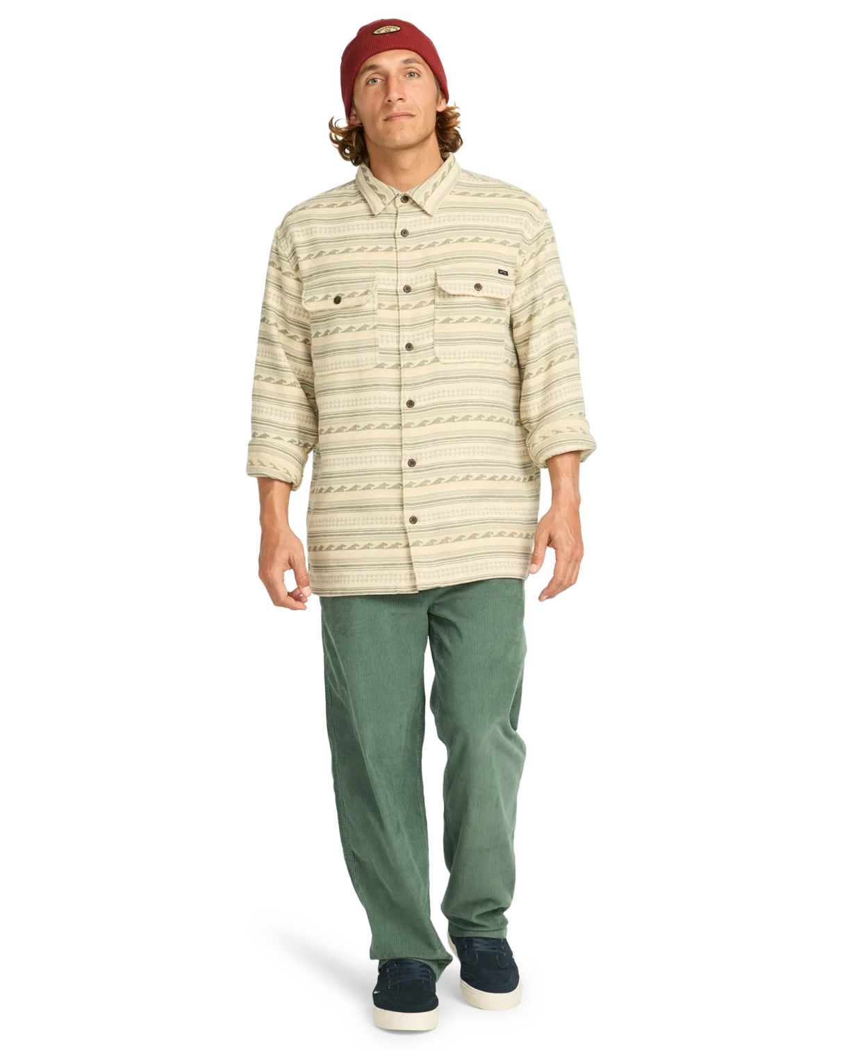 Offshore Jacquard Flannel Shirt (XXL) - Hunter Men's Shirts & Polos Billabong