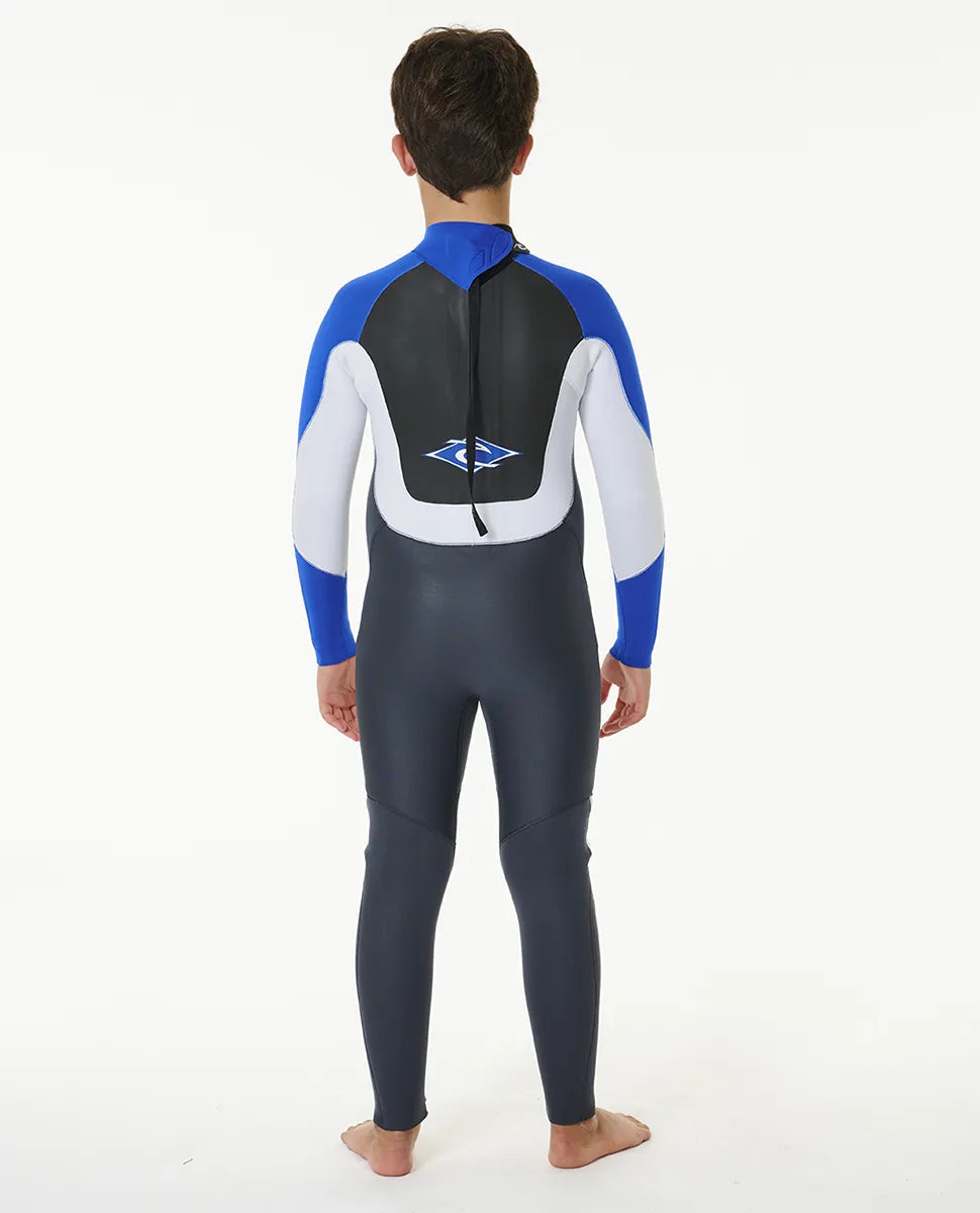 Omega 4/3mm Back Zip - Blue (2024) Children's Wetsuits Rip Curl