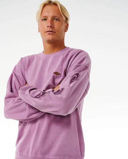 Original Surfer Crew Fleece - Dusty Purple Men's Hoodies & Sweatshirts Rip Curl 