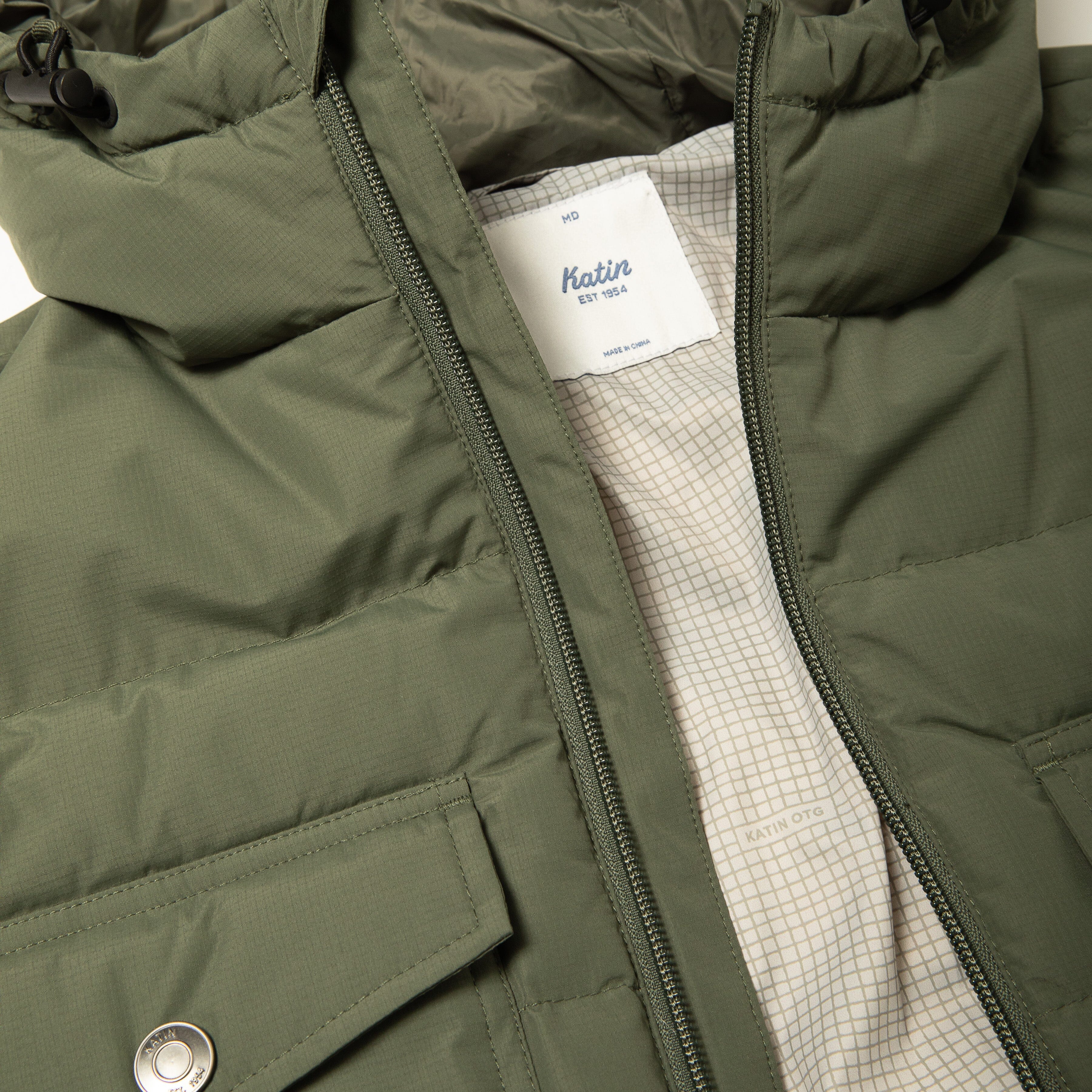 OTG SUMMIT HOODED DOWN JACKET - Thyme Men's Jackets Katin