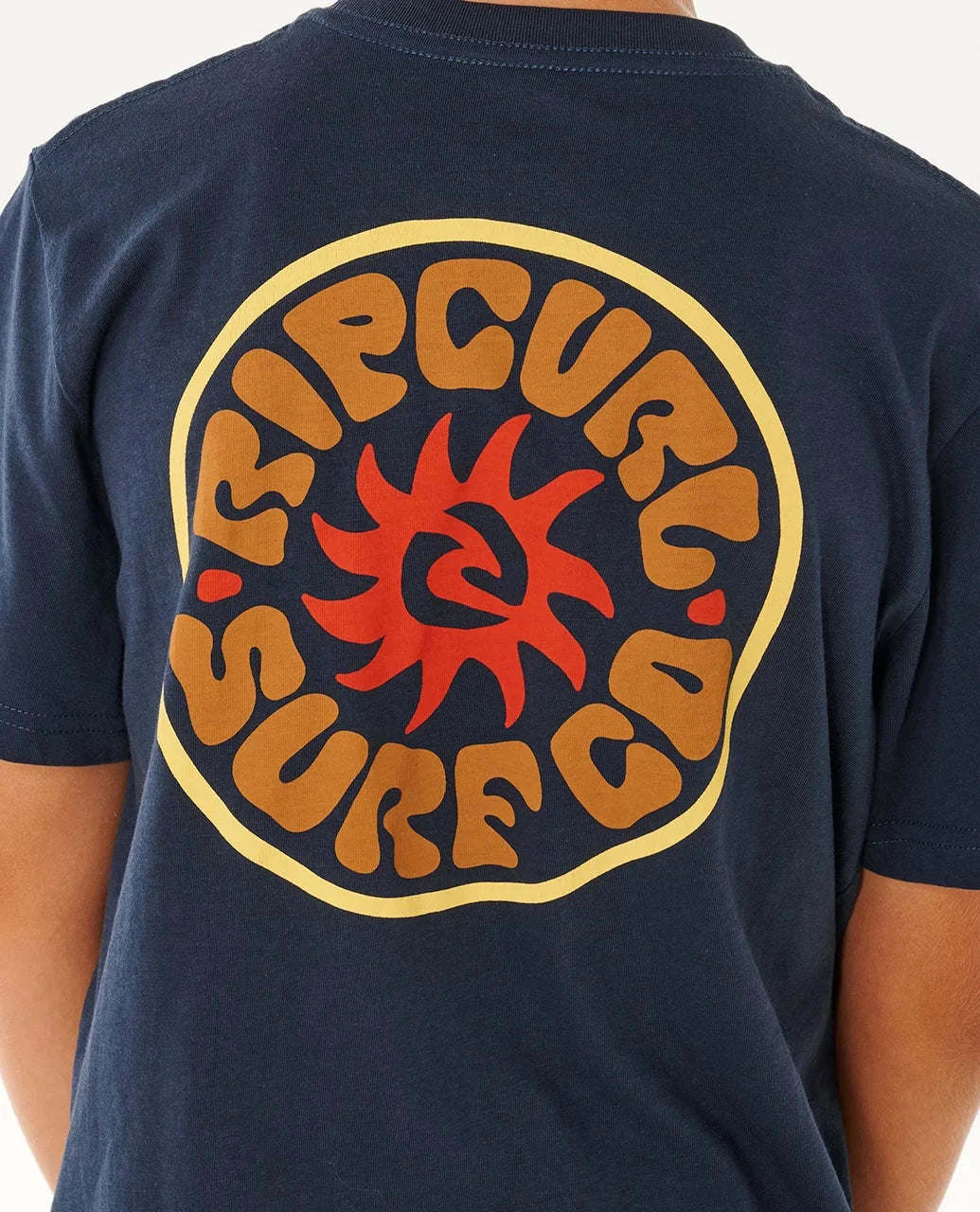 Pacific Rinse Circle Tee Boys - Dark Navy Children's Tees Rip Curl