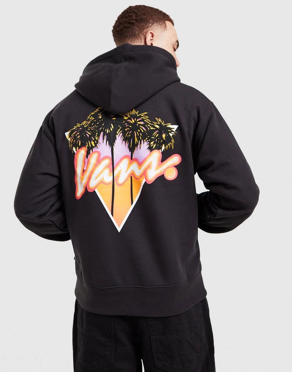 Palm Drive Hoodie - Black Men's Hoodies & Sweatshirts Vans S