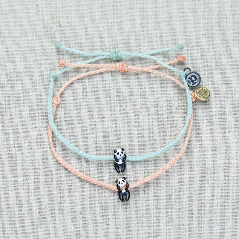 Panda Rose Gold Charm Bracelet - Blush Jewellery Pura Vida