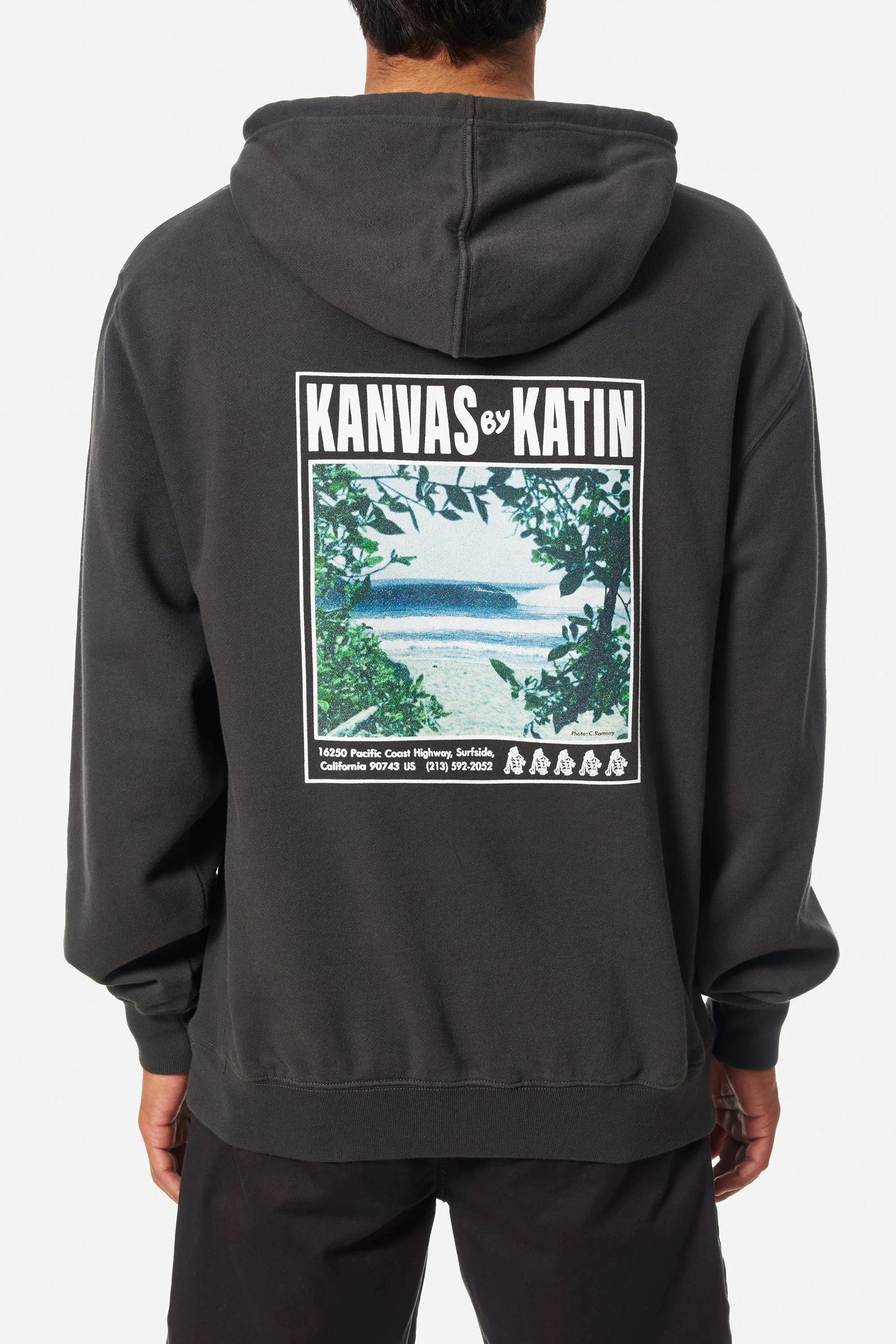 Porto Hood - Black Wash Men's Hoodies & Sweatshirts Katin