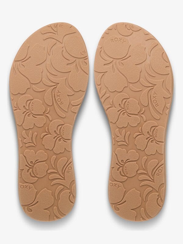 Porto Rope - Light Brown/Brown Women's Flipflops,Shoes & Boots Roxy