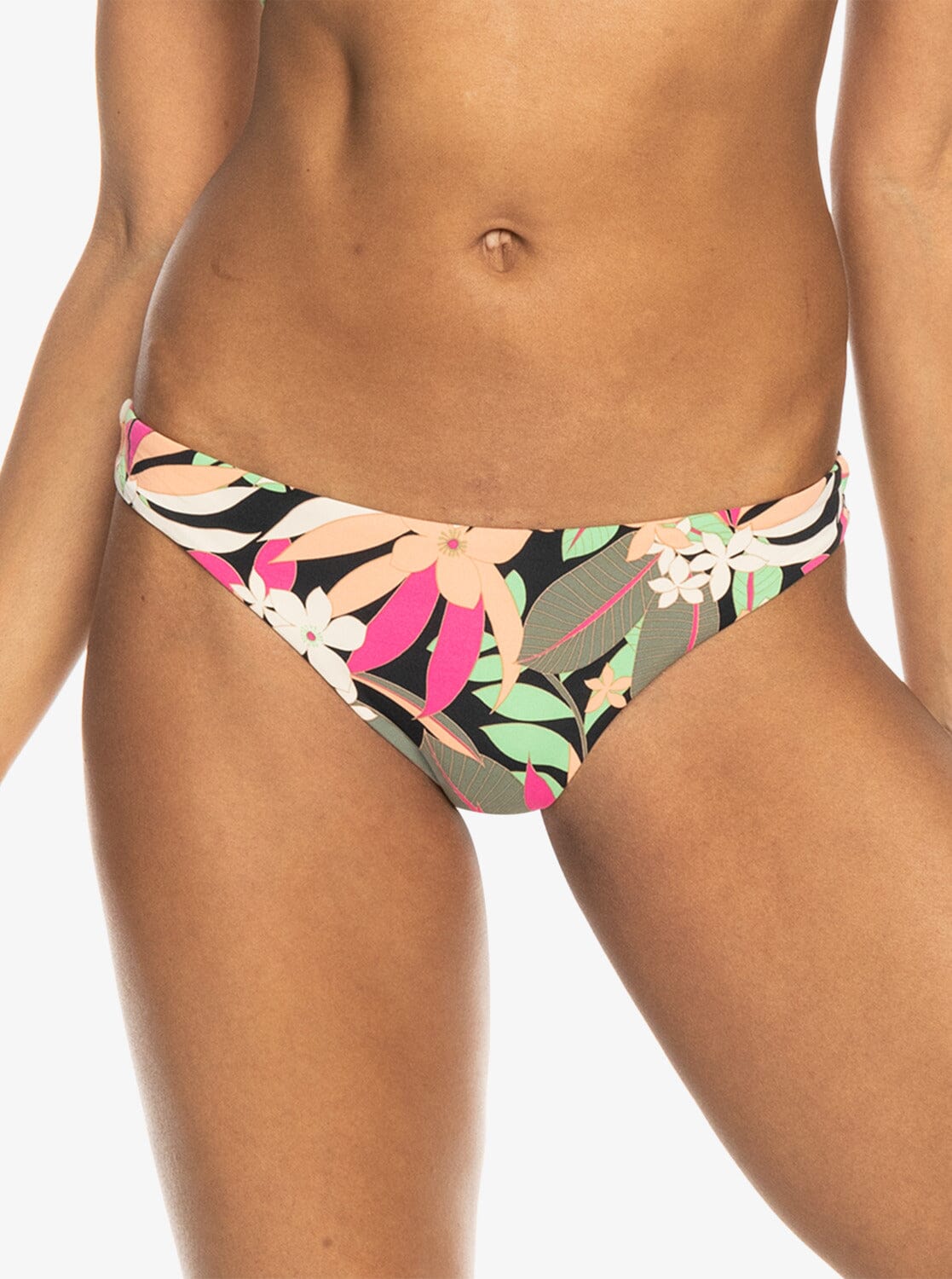 Printed Beach Classics Cheeky Bottoms - Anthracite Palm Song Women's Swimsuits & Bikinis Alder