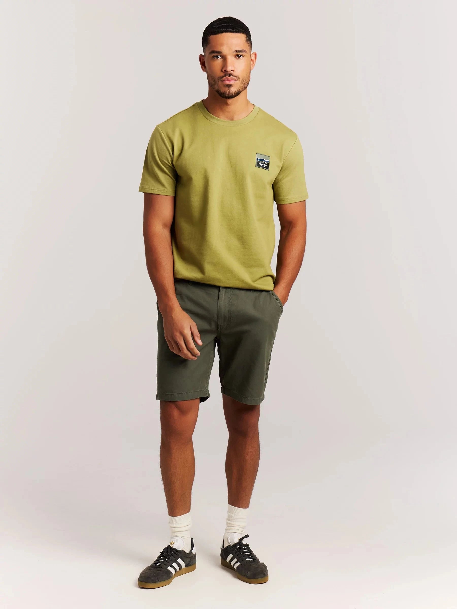 PRTCOMIE Shorts - Thyme Men's Shorts & Boardshorts Protest S