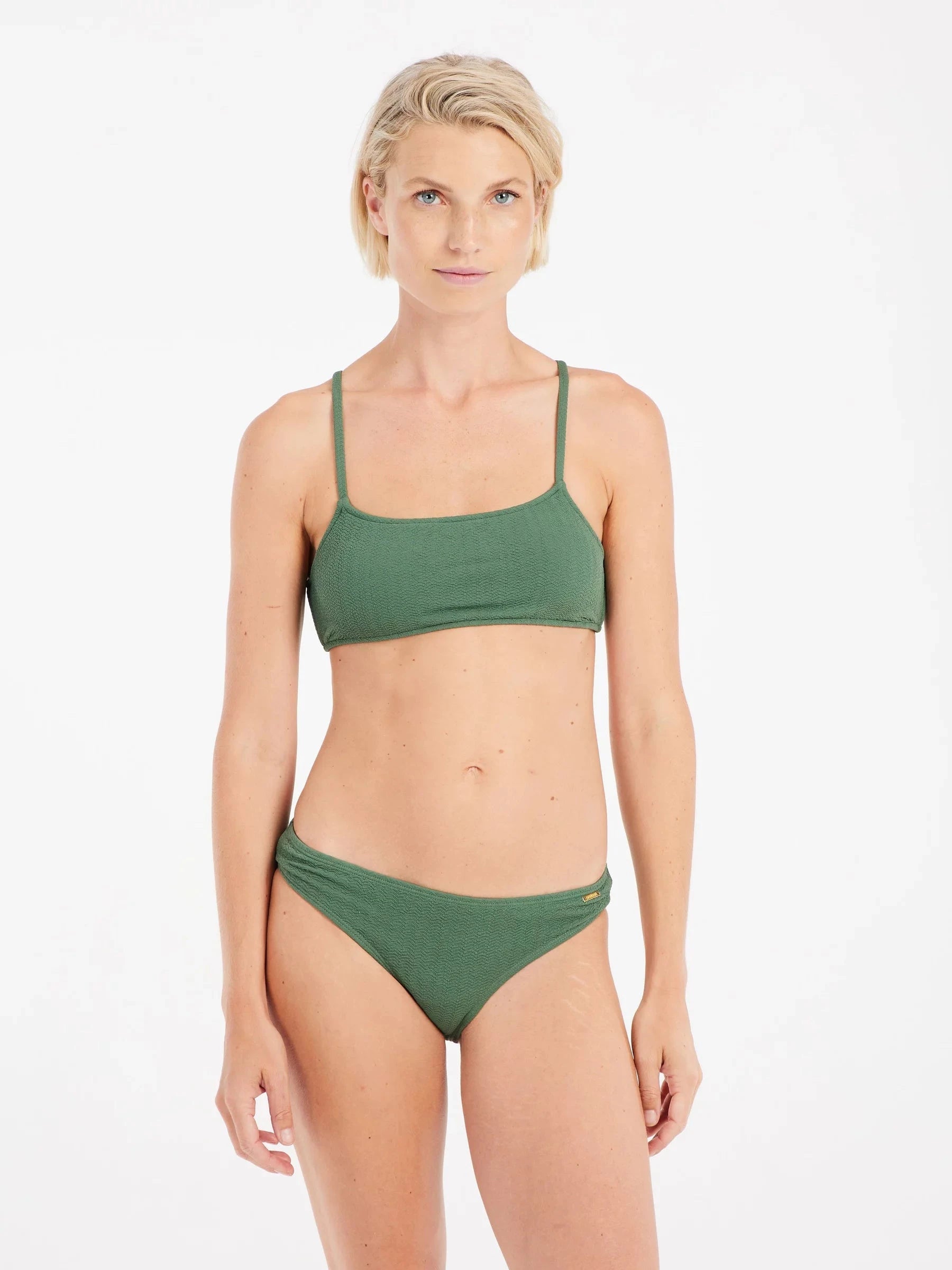 PRTDice Bralette Bikini - Veggie Green Women's Swimsuits & Bikinis Protest