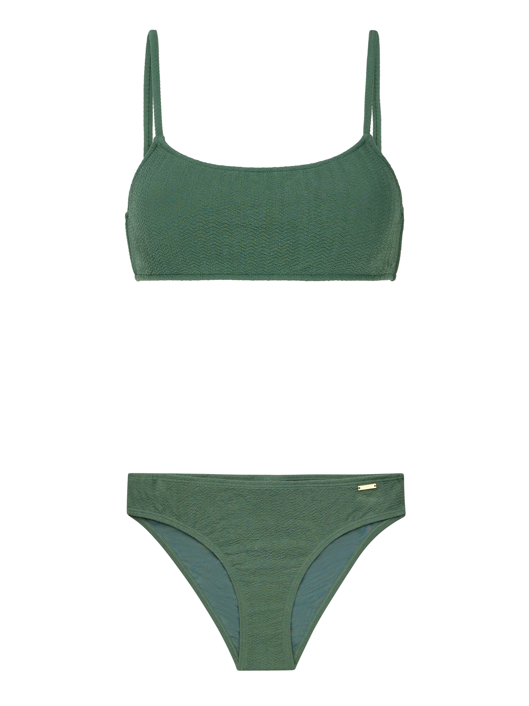 PRTDice Bralette Bikini - Veggie Green Women's Swimsuits & Bikinis Protest XS