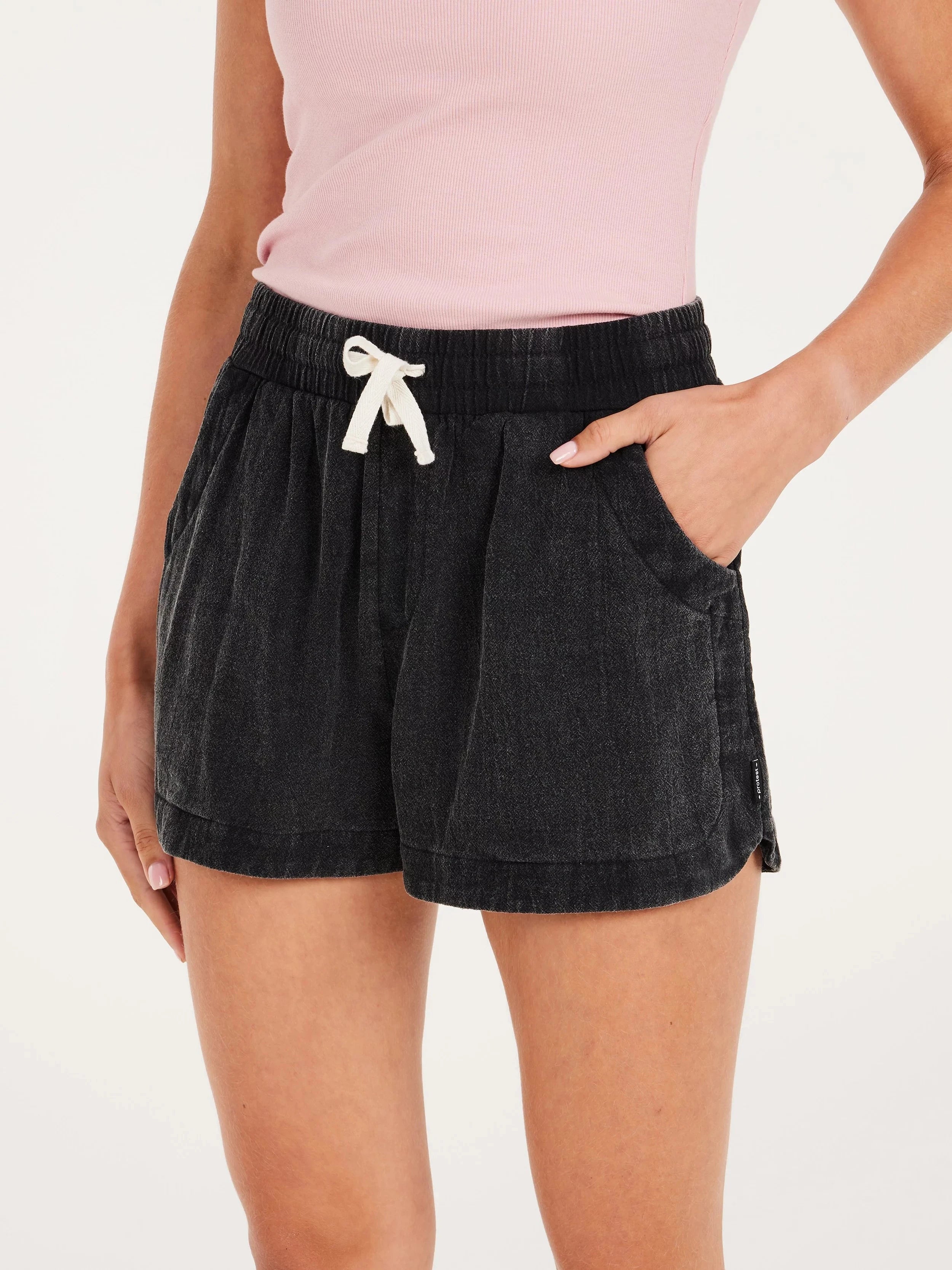 PRTPIEN Shorts - True Black Women's Shorts & Boardshorts Protest XS