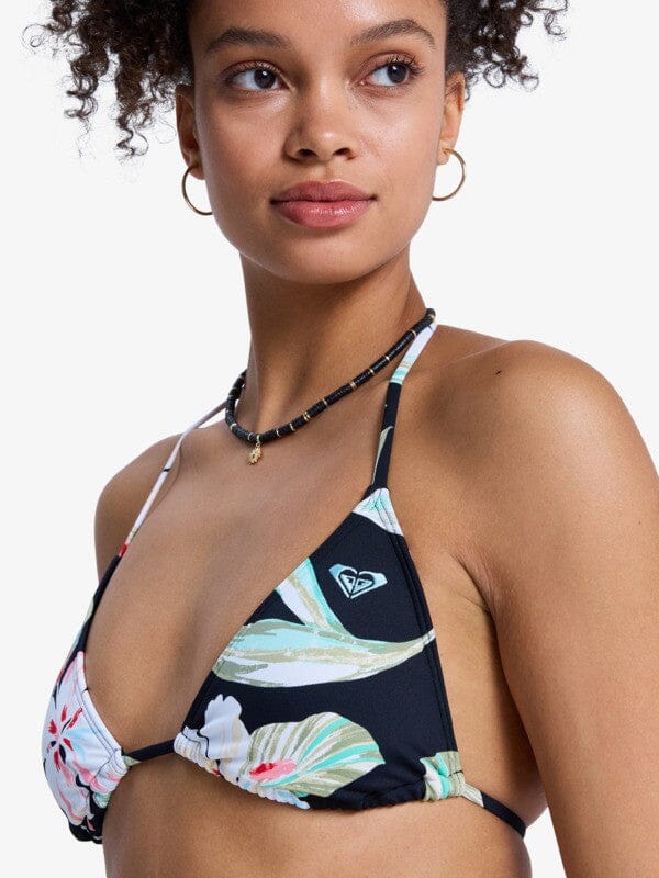 PT Essentials Tiki Classic Bikini Set - Anthracite Spring Charming Women's Swimsuits & Bikinis Roxy