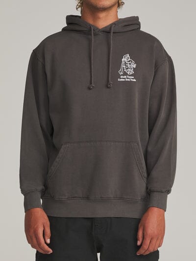 Rag Hood - Lead Vintage Wash Men's Hoodies & Sweatshirts Katin