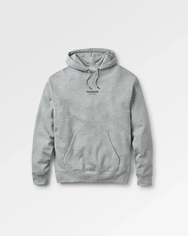 Relaxed Fit Hoodie - Grey Marle Men's Hoodies & Sweatshirts Passenger S