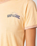 Ringer Neon Tee - Orange Women's T-Shirts and Vest Tops Rip Curl women 