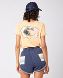 Ringer Neon Tee - Orange Women's T-Shirts and Vest Tops Rip Curl women 