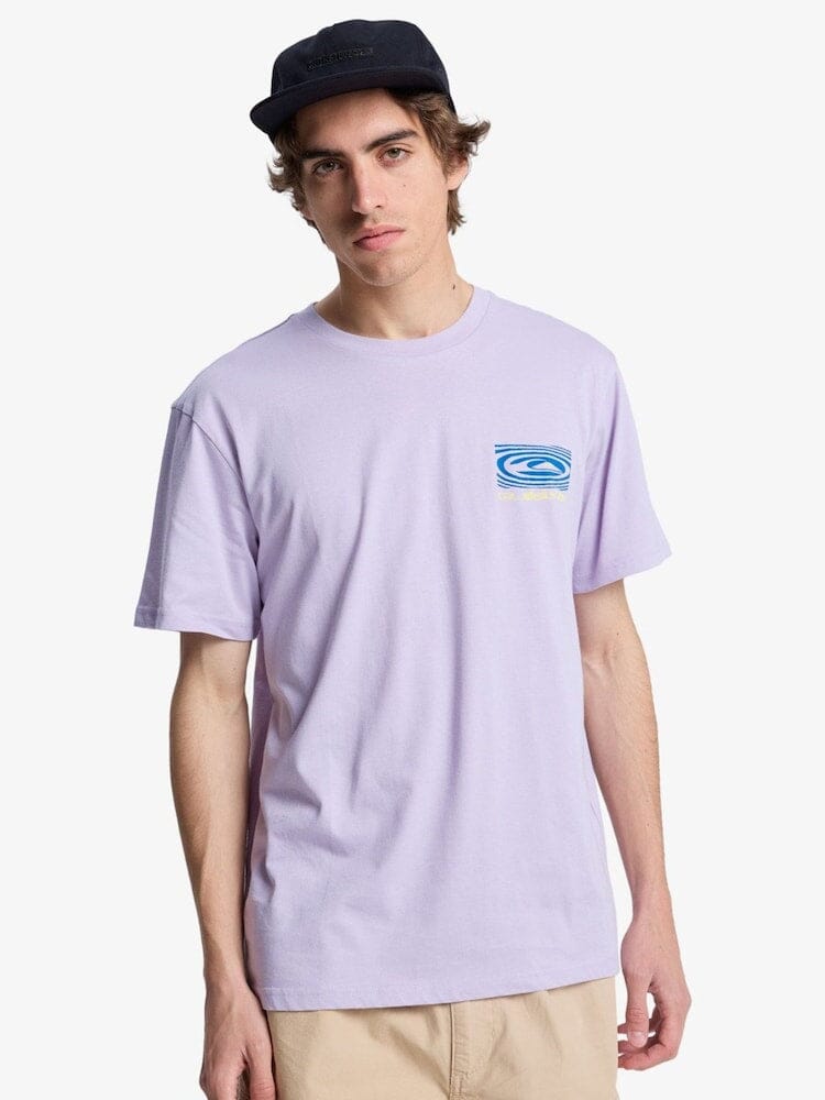 Ripples Tee - Purple Men's T-Shirts & Vests Quiksilver