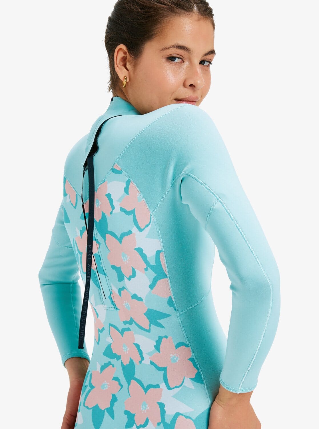 Rise 1.5mm Cheeky Long Sleeve Springsuit - Harbour Grey Women's wetsuits Roxy