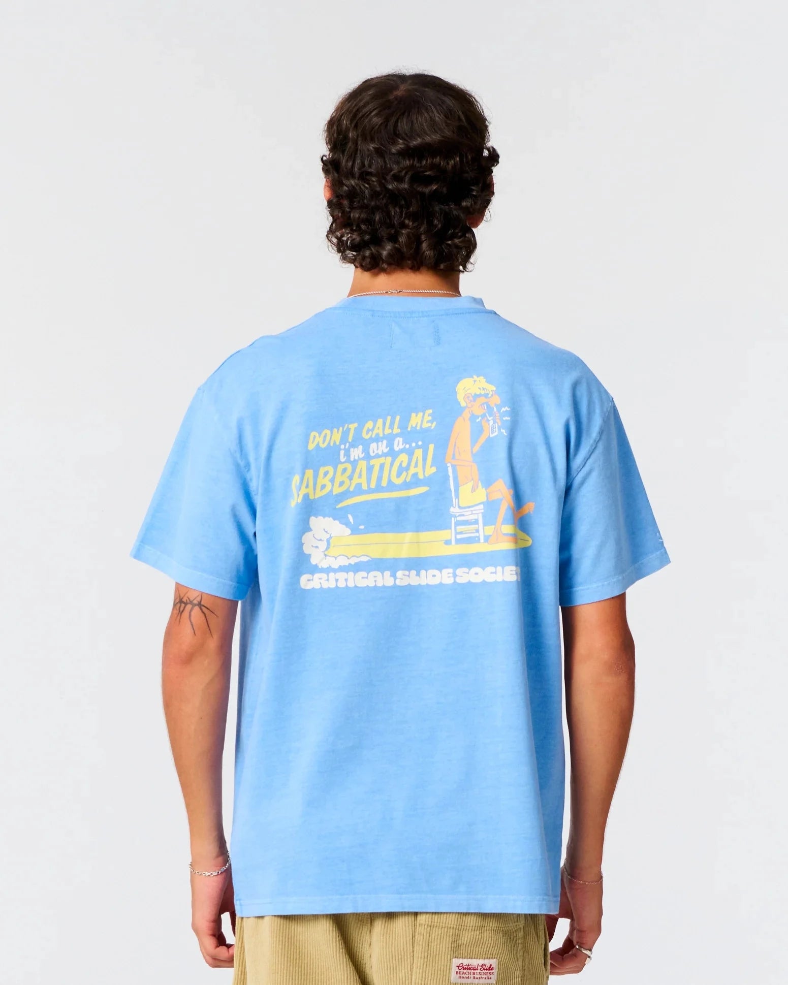 Sabbatical Tee - Powder Blue Men's T-Shirts & Vests TCSS S