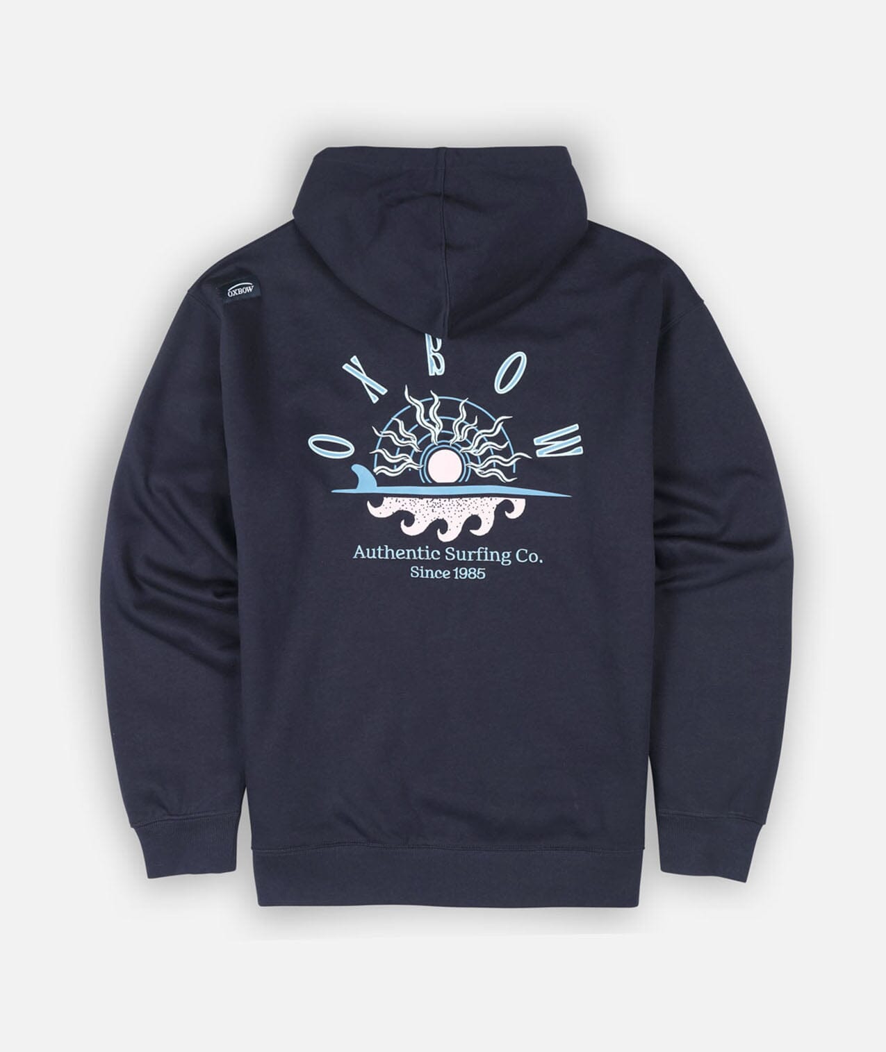 Sandbar Zipped Hoodie - Deep Marine Men's Hoodies & Sweatshirts Oxbow