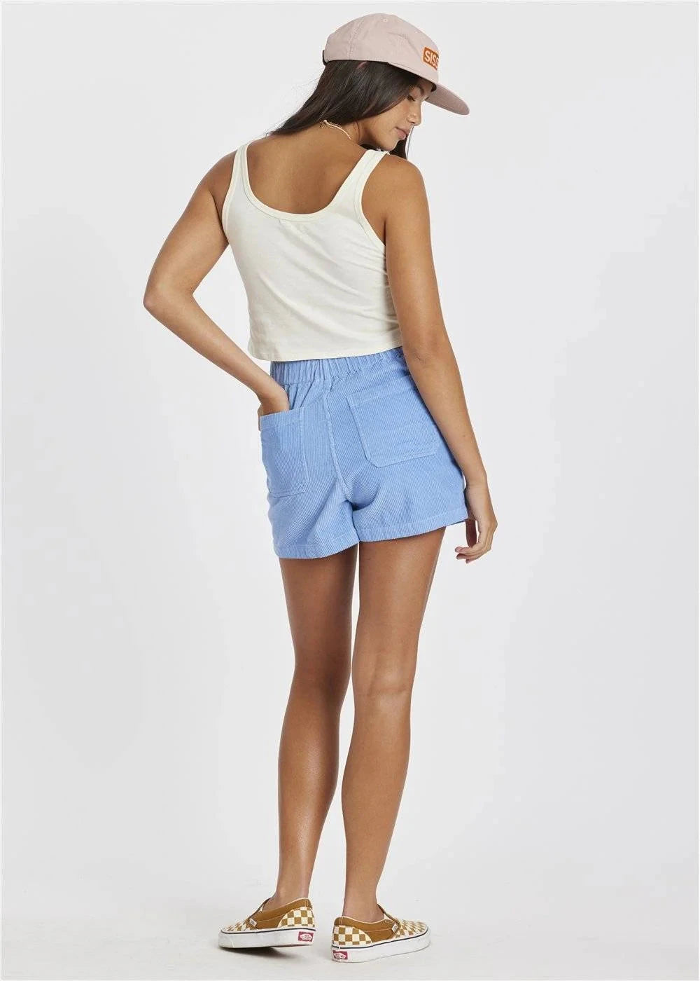 Sandy Shores Woven Short - Vista Blue Women's Shorts & Boardshorts Sisstrevolution