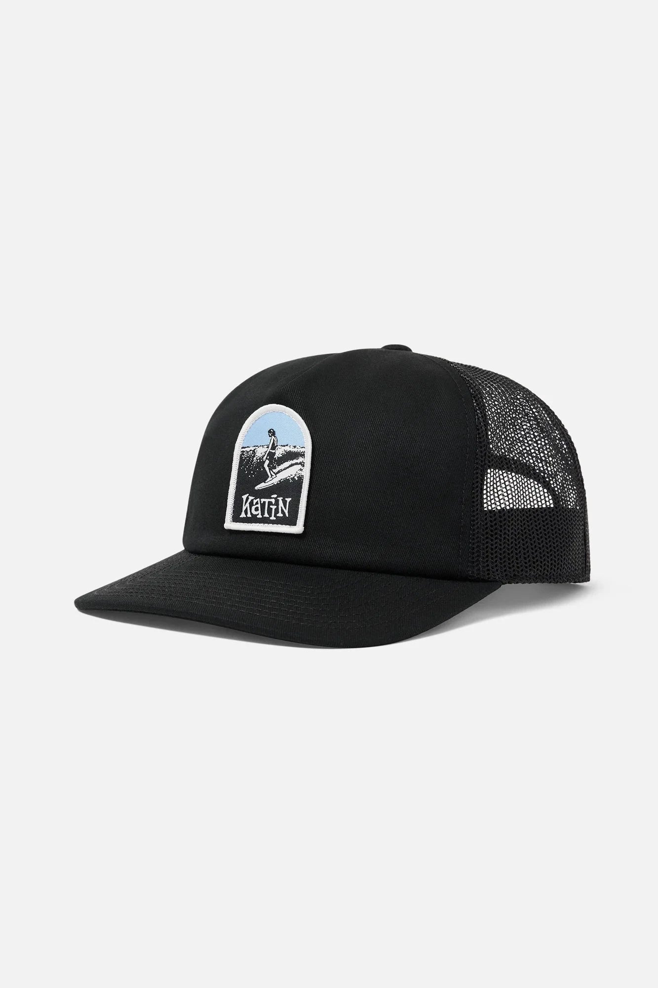 Saxon Trucker Hat - Black Men's Hats,Caps&Beanies Katin