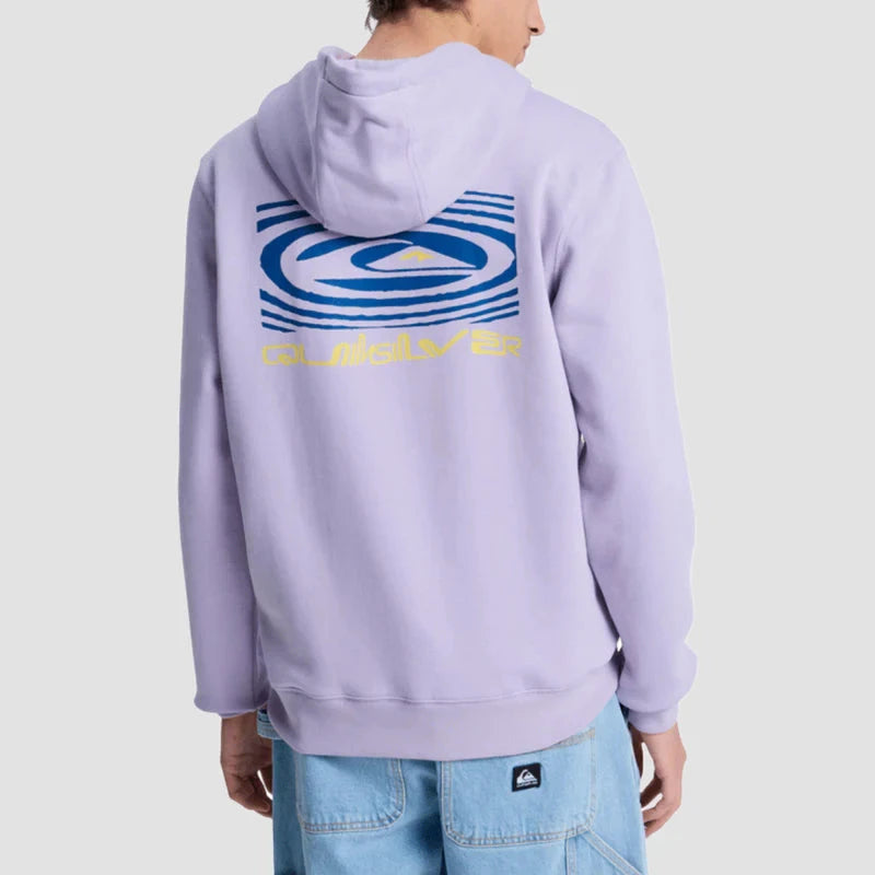 Screen Fleece Classic Surf Hoodie - Orchid Petal Men's Hoodies & Sweatshirts Quiksilver