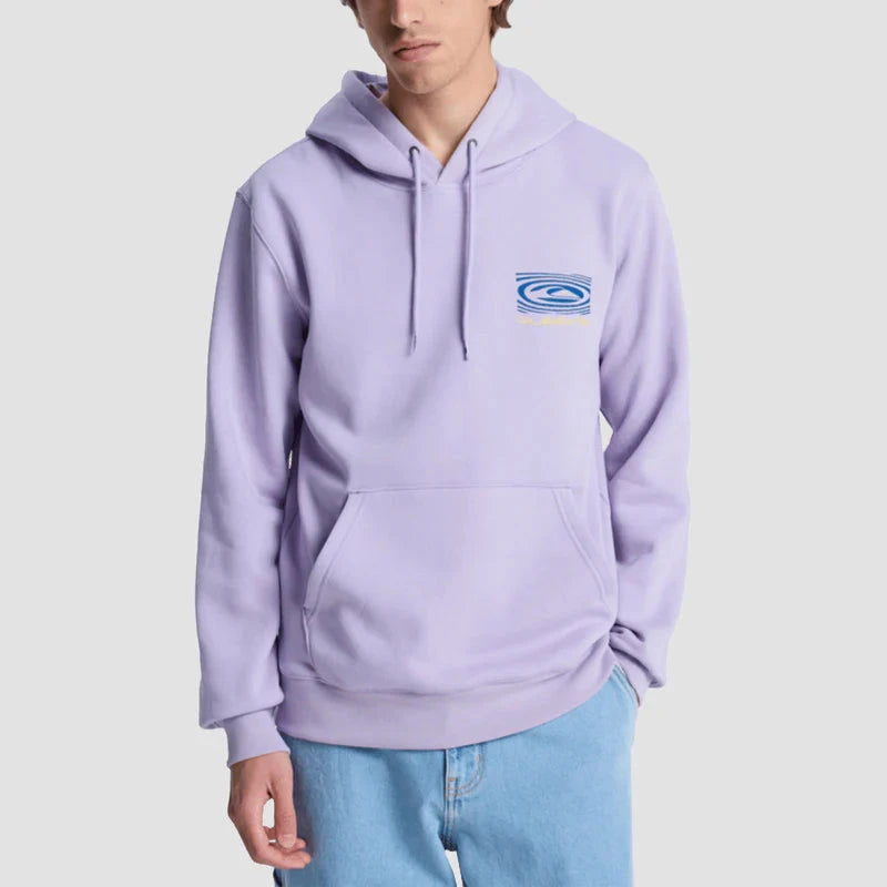 Screen Fleece Classic Surf Hoodie - Orchid Petal Men's Hoodies & Sweatshirts Quiksilver S