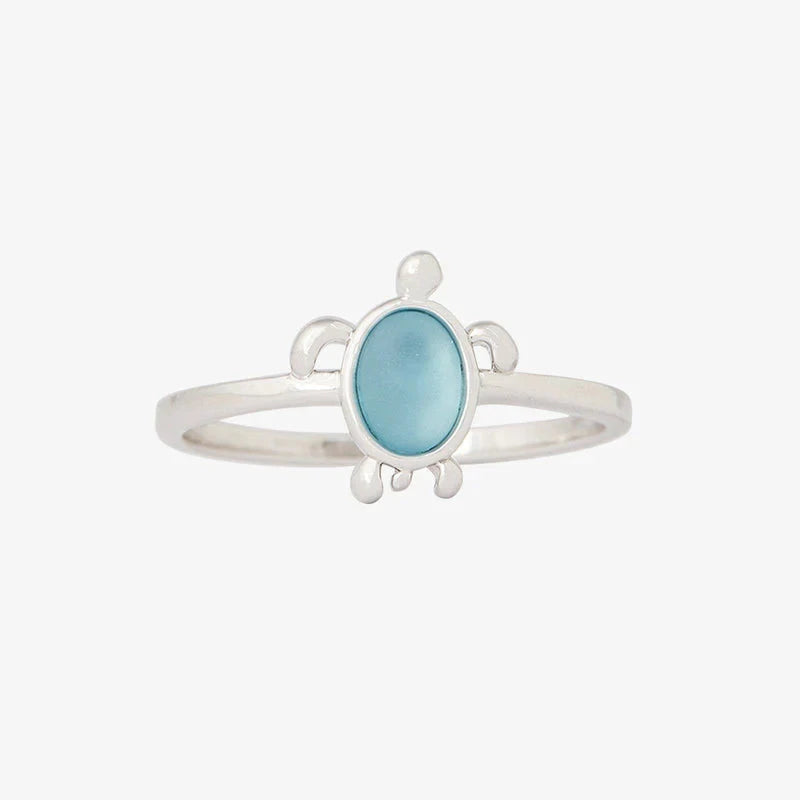 Sea Turtle Ring - Silver (Size 7) Jewellery Pura Vida