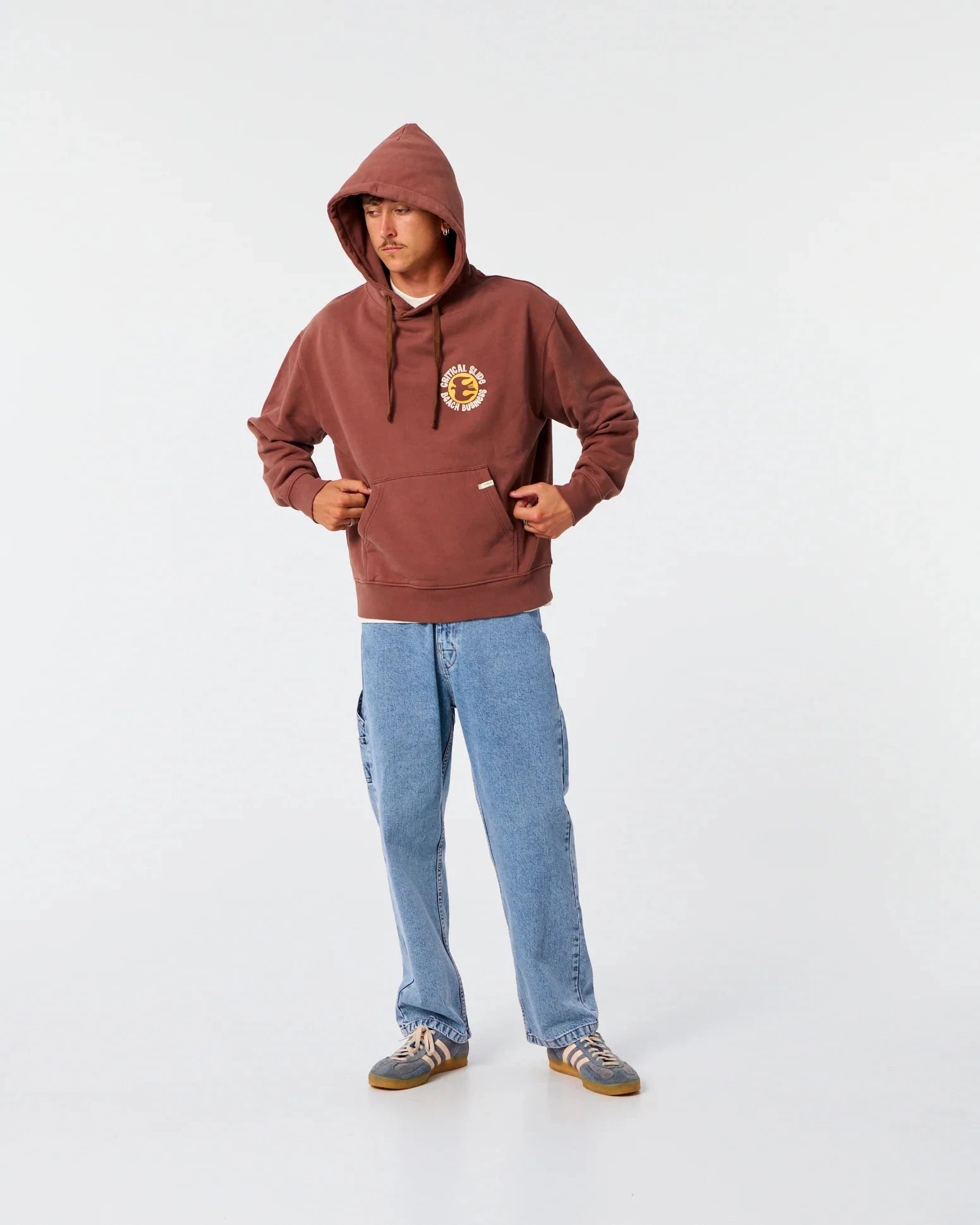 Seabird Hood - Brown Men's Hoodies & Sweatshirts TCSS