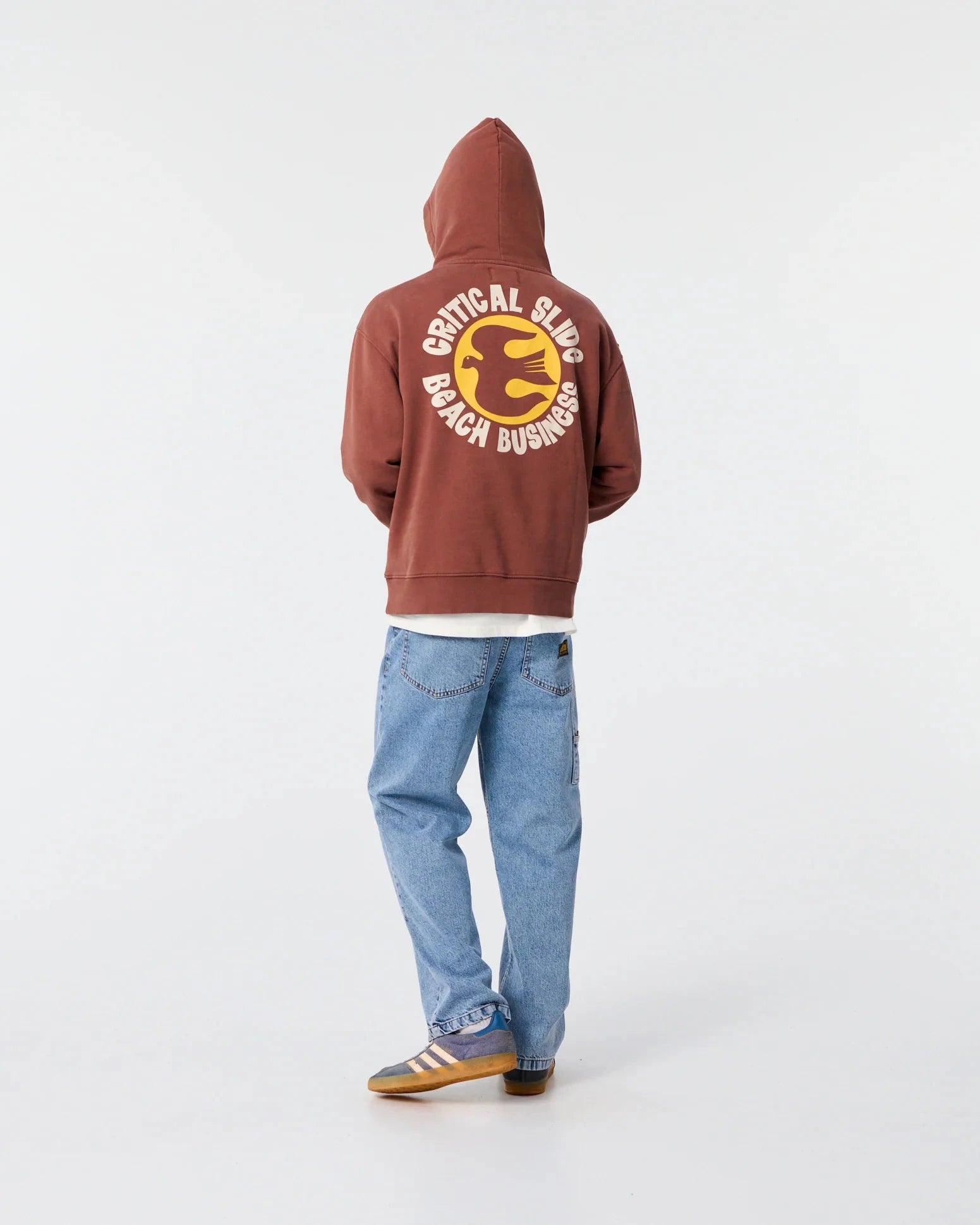 Seabird Hood - Brown Men's Hoodies & Sweatshirts TCSS