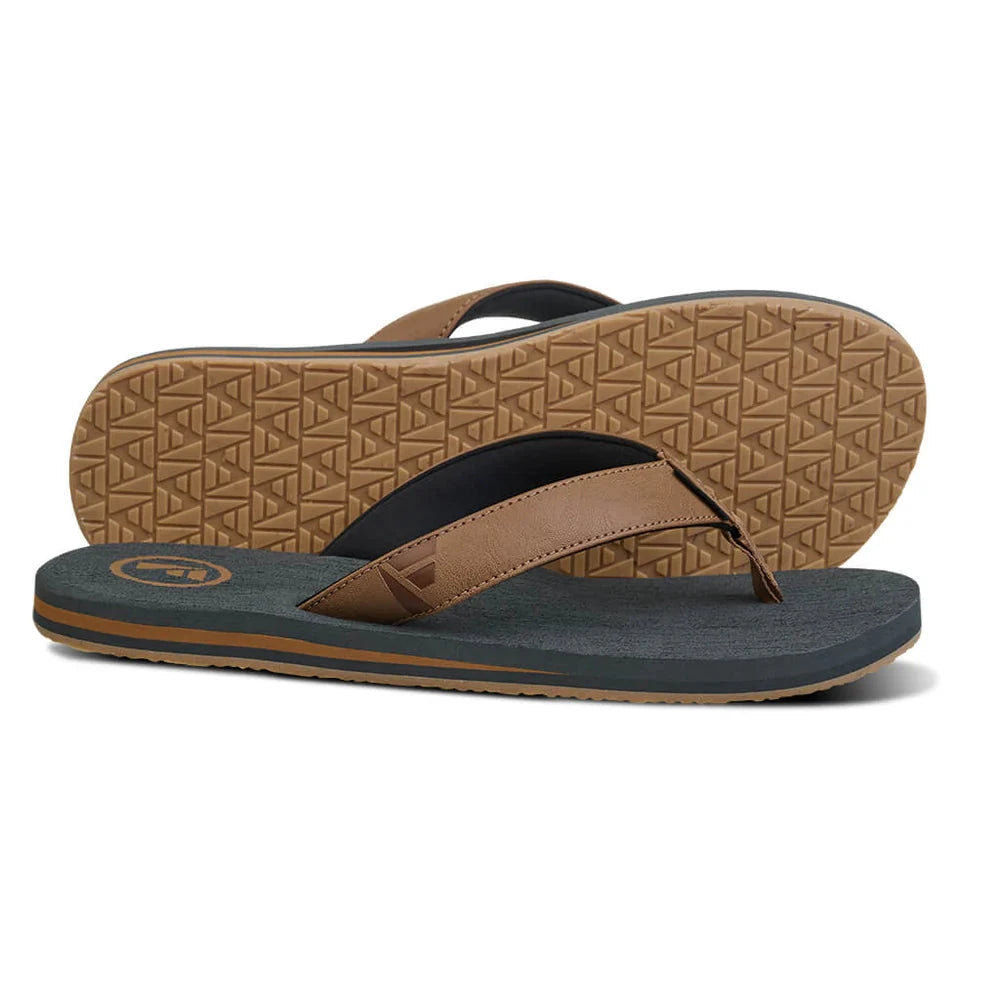 Seales Earth Flip Flops - Slate Grey Men's Shoes & Flip Flops Foamlife