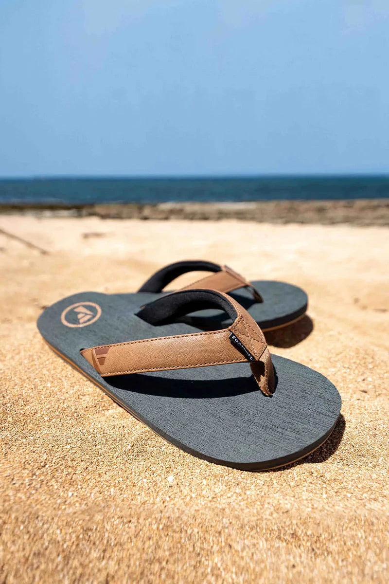 Seales Earth Flip Flops - Slate Grey Men's Shoes & Flip Flops Foamlife