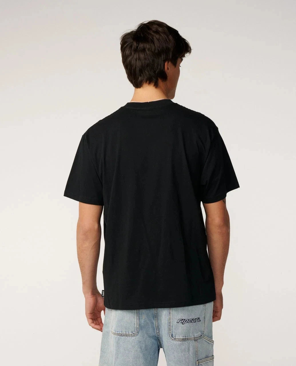 Search Series Grambeau Tee - Black Men's T-Shirts & Vests Rip Curl