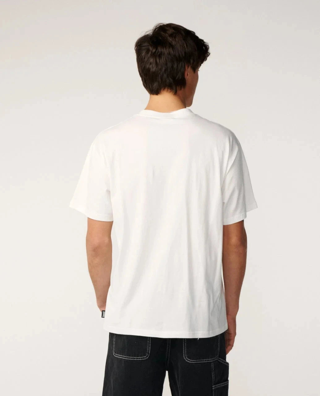 Search Series Grambeau Tee - Bone Men's T-Shirts & Vests Rip Curl