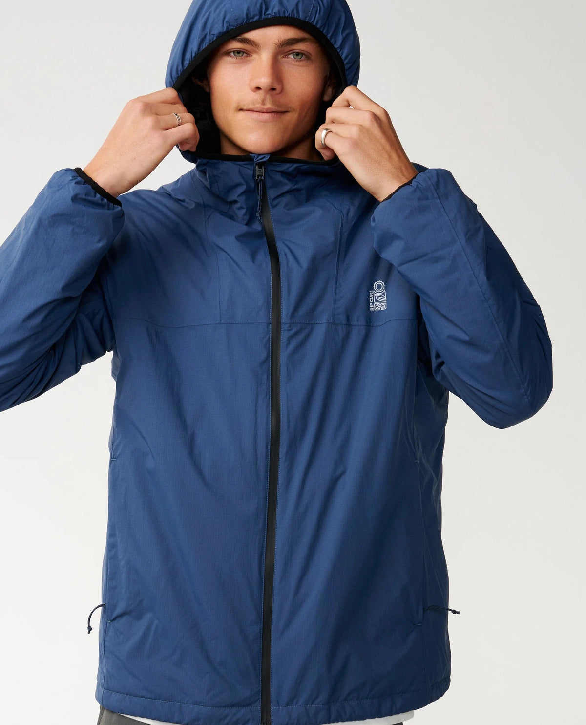 Search Series Packable Puffer Jacket - Light Navy Men's Jackets Rip Curl