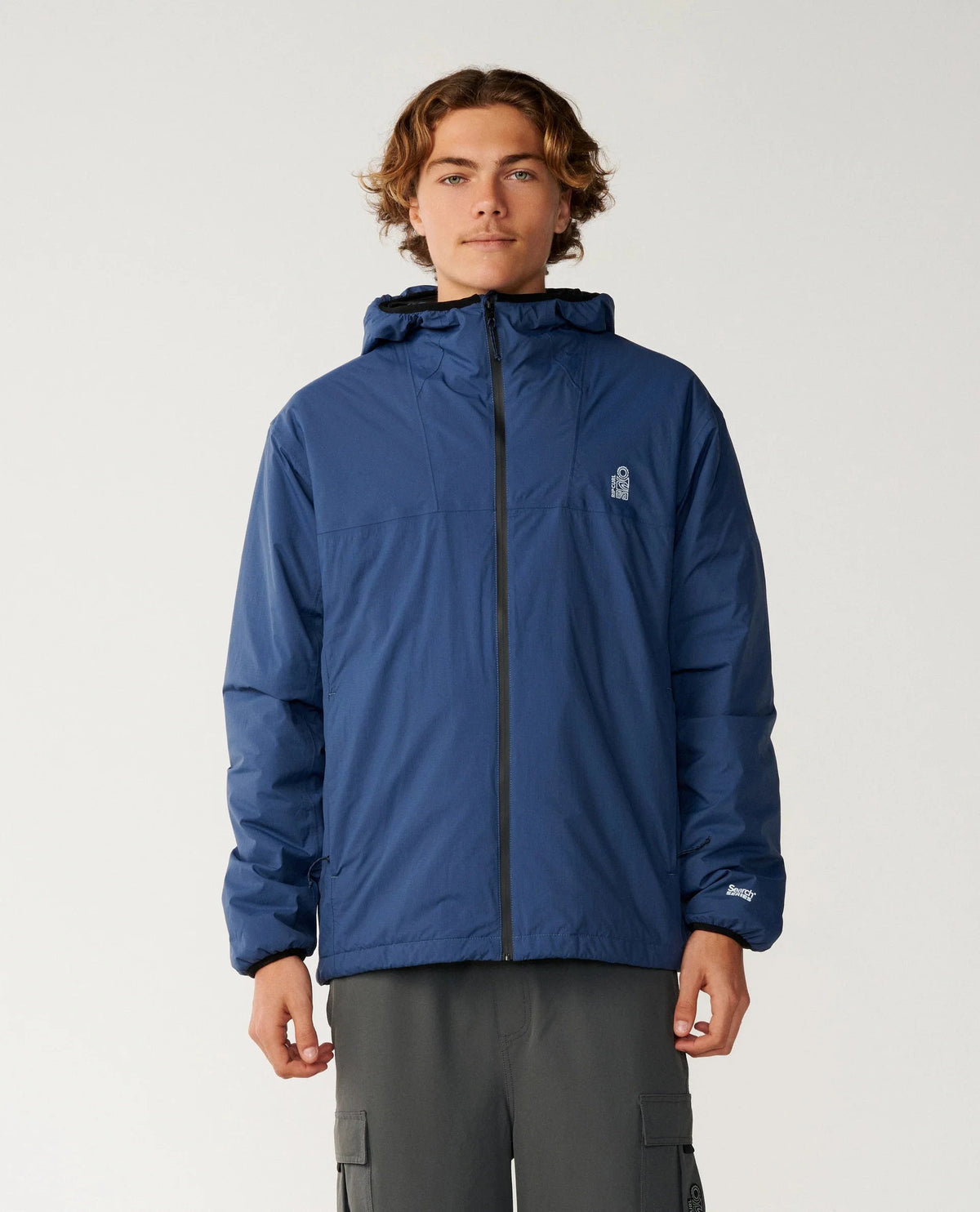 Search Series Packable Puffer Jacket - Light Navy Men's Jackets Rip Curl M