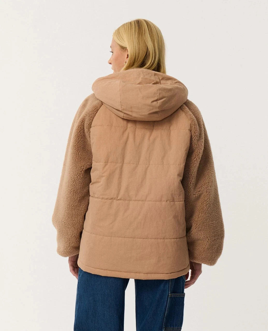 Search Series Splice Puffer - Brown Women's Jackets Rip Curl Women